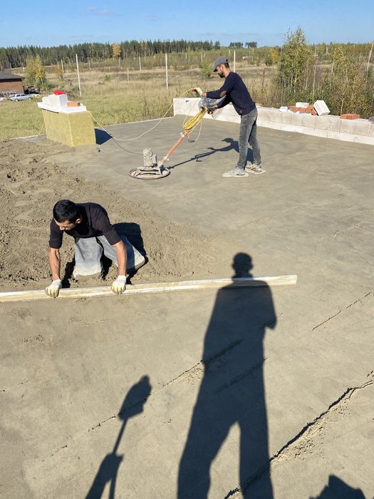 Пол сухой стяжка хизмати