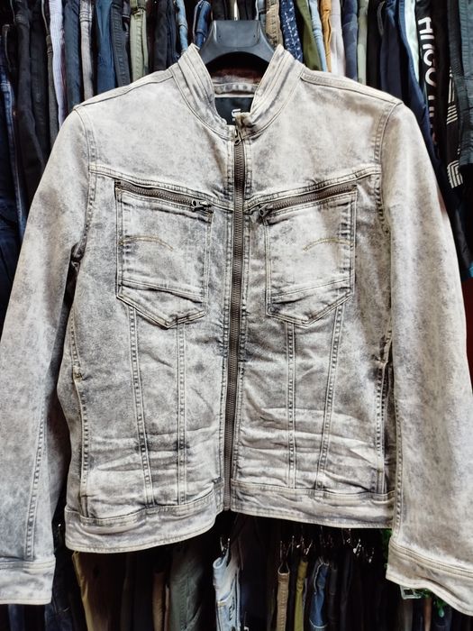 Оригинално дънково яке G-Star Raw Arc Zip Slim L , XL ново мъжко сиво