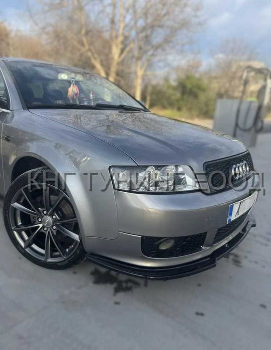 Преден лип спойлер за ауди а4 с4 б6 с лайн / audi a4 s4 b6 lip spoiler s line / добавка за предна броня / нож