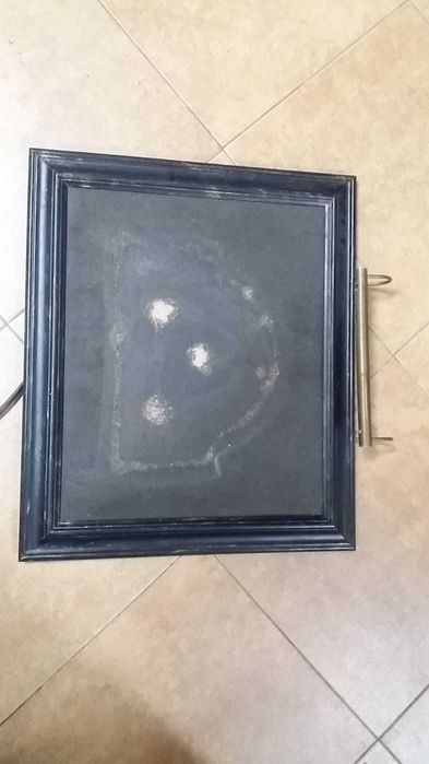 rama foto vintage, suport cu leduri