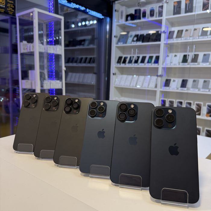 iPhone 15 Pro Max(Black/White/Natural/Blue)-256GB/512GB, Garantie 1 An