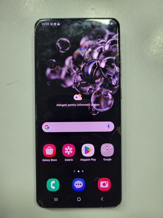 Samsung Galaxy S20 Ultra fisurat nu este impecabil