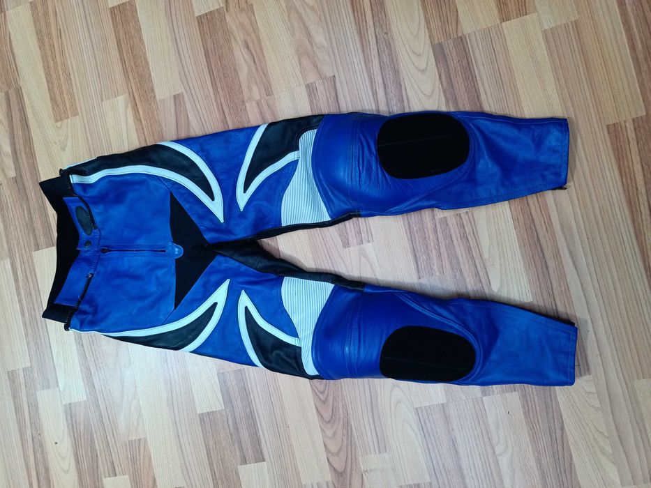 Pantaloni piele moto sport viteza