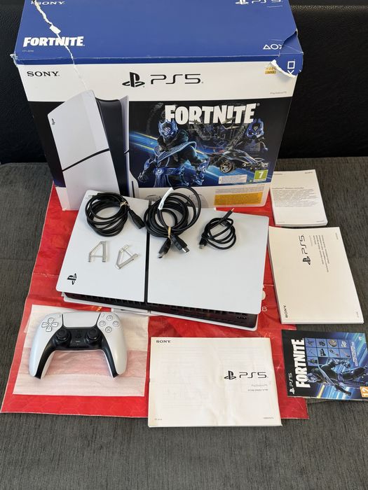 КАТО НОВ Sony Playstation 5 Slim Technopolis Гаранция 2026г PS5 White