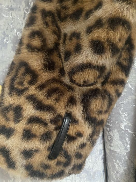 Дубленка леопард