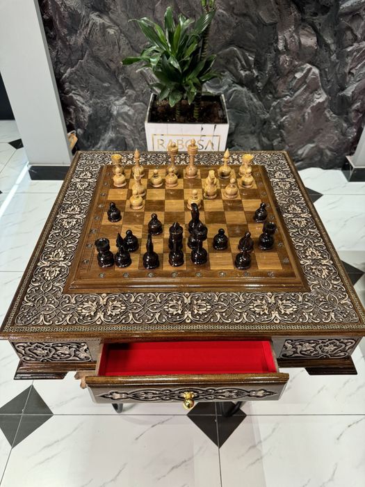 Шахмат ручная работа из дерева