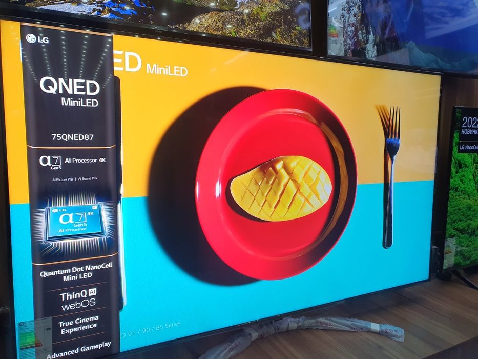 Телевизор LG65QNED MiniLED Quantum Dot NANOCELL