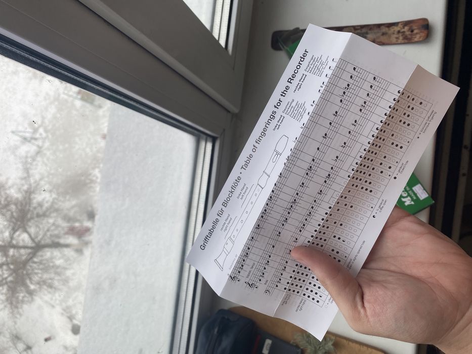 Блок флейта made in Germany