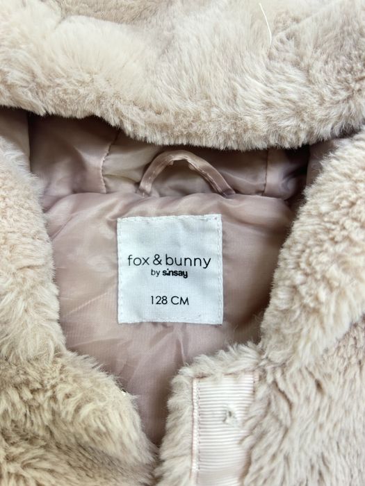 Пухено розово палтенце