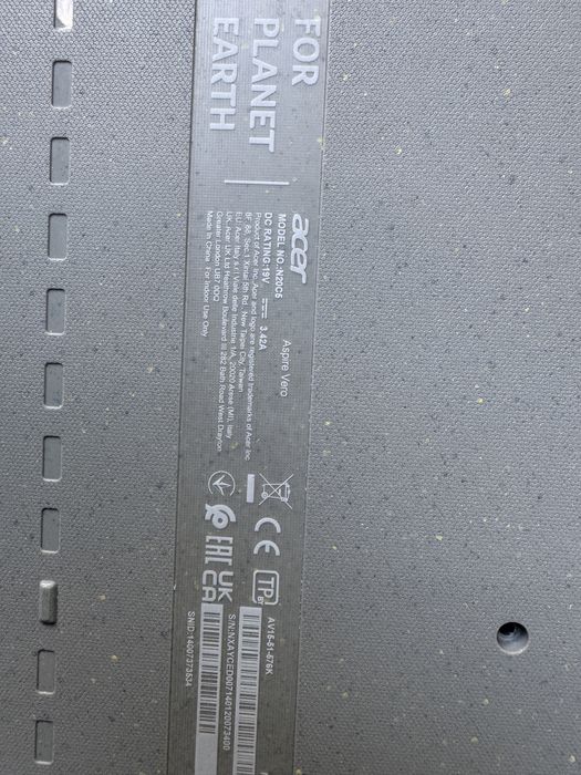 Laptop Acer Aspire Vero AV15-51 cu procesor Intel® Core™ i5-1155G7