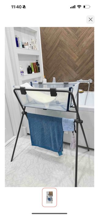 ванна и подставка stokke