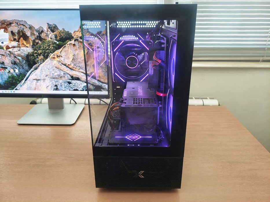 Геймърски компютър, Ryzen 5500, Rtx 3060Ti, 500gb nvme, 1tb HDD, 16gb Ram