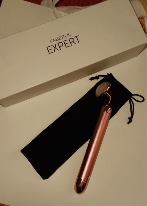 Кварцевый вибро массажер для лица