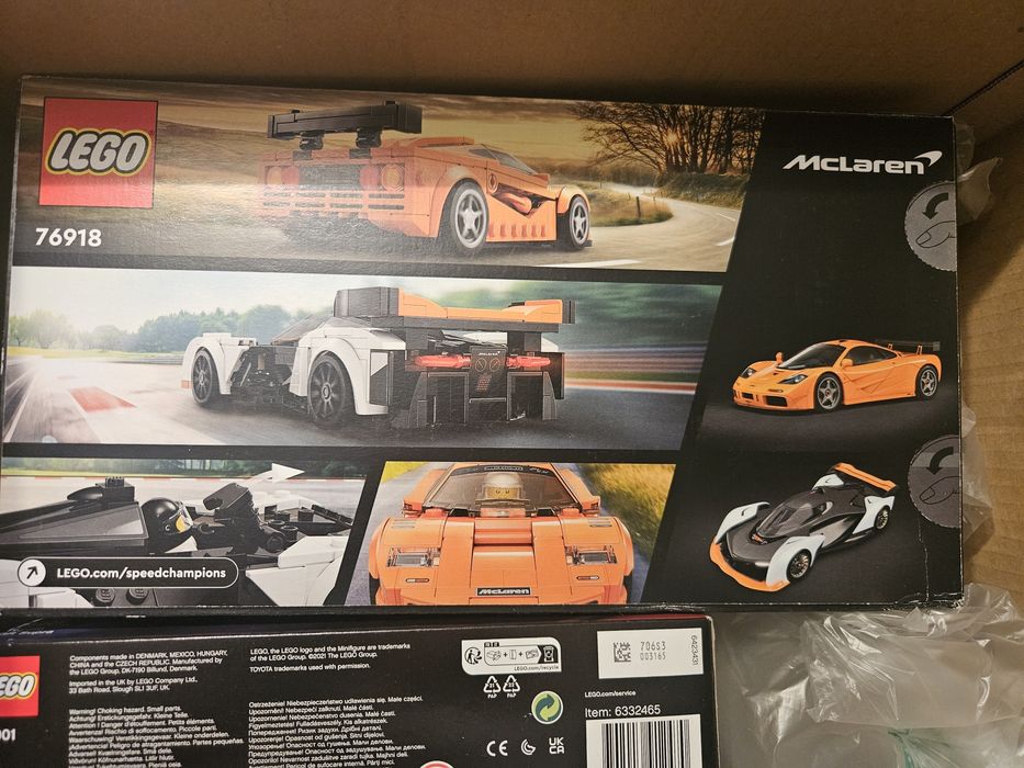 Lego Speed Champions 76918 - McLaren Solus GT si McLaren F1 LM