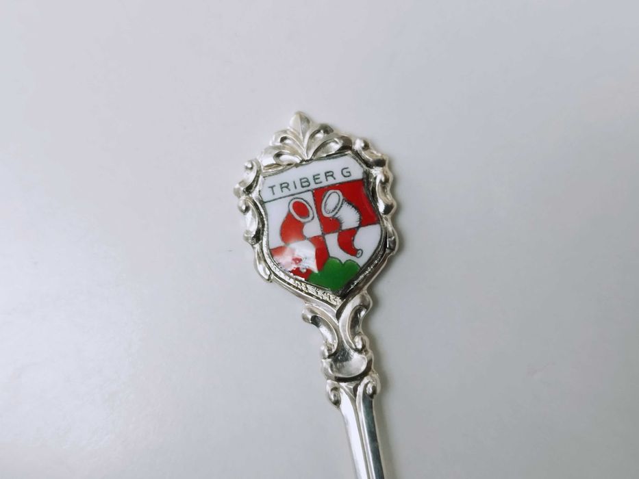 Linguriță Argint 800 suvenir cu stema Triberg copii