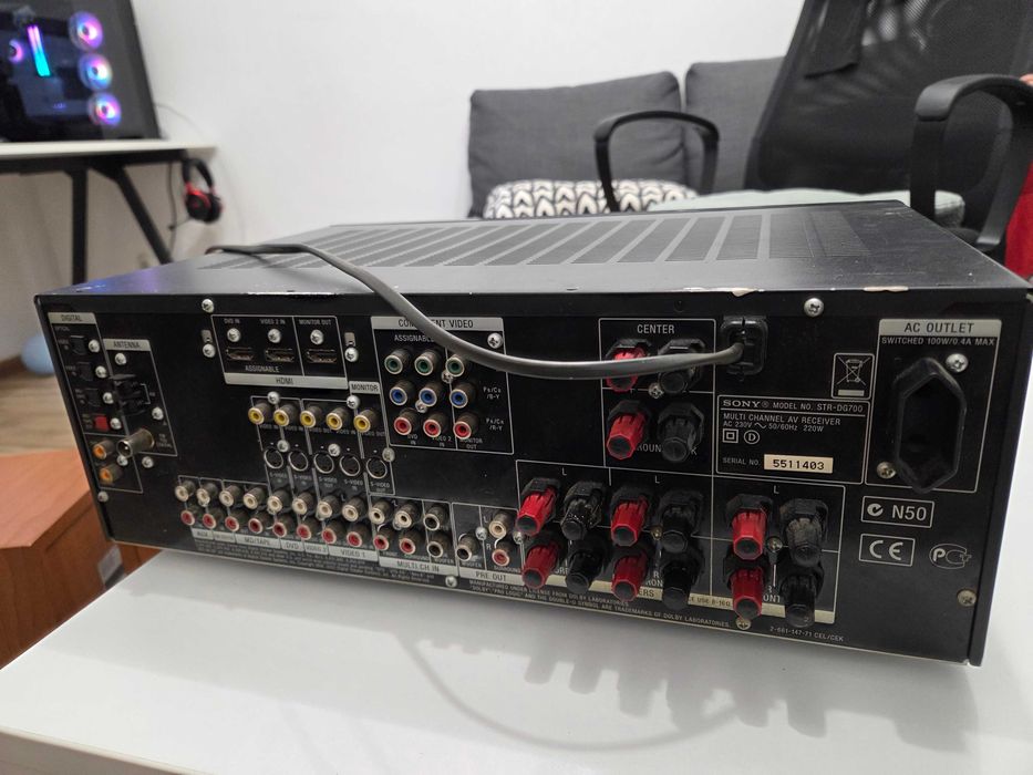 Receiver SONY STR-DG700 + 2 boxe SONY SS-MB250H