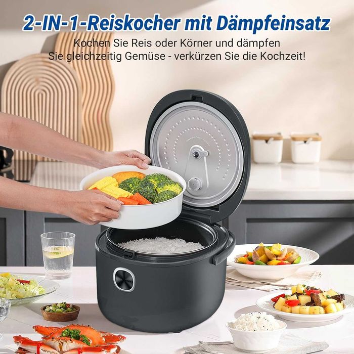 Уред за готвене на ориз AMZCHEF Rice Cooker 4L,Гаранция