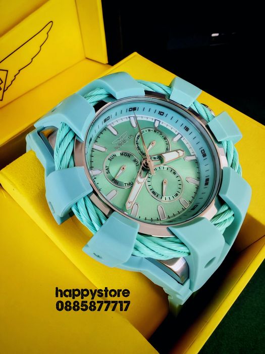 INVICTA Bolt Shock Turquoise 54 mm, Инвикта нов ръчен часовник