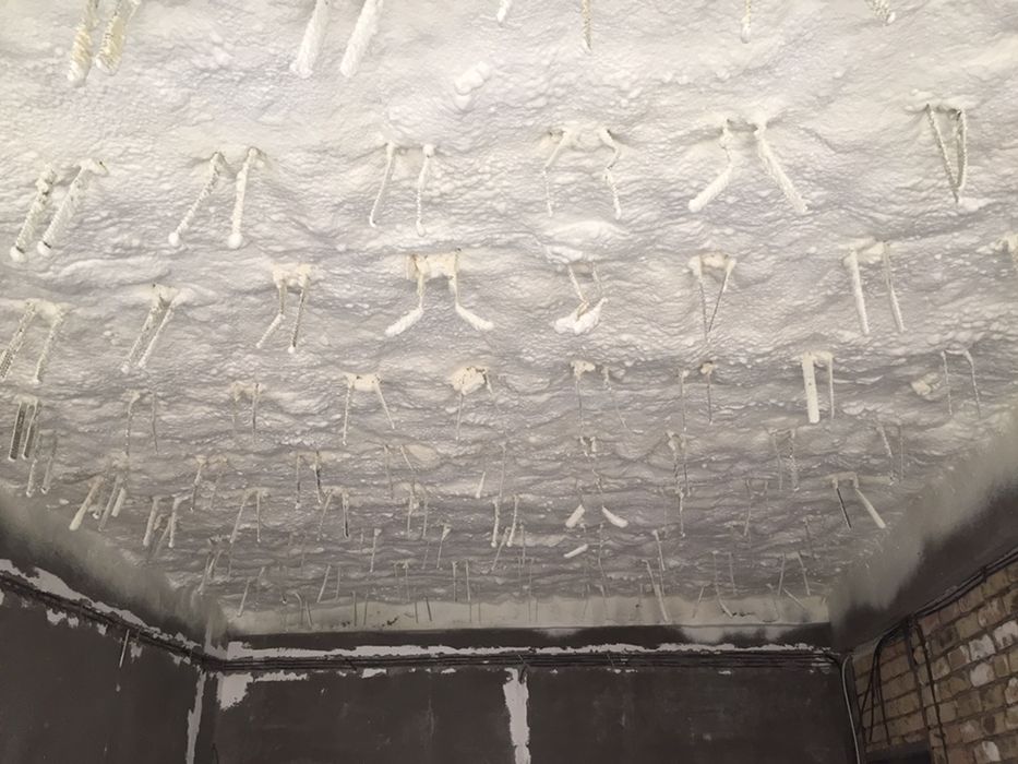 Утепление пенополиуретаном. Pena sepish. Пена сепиш