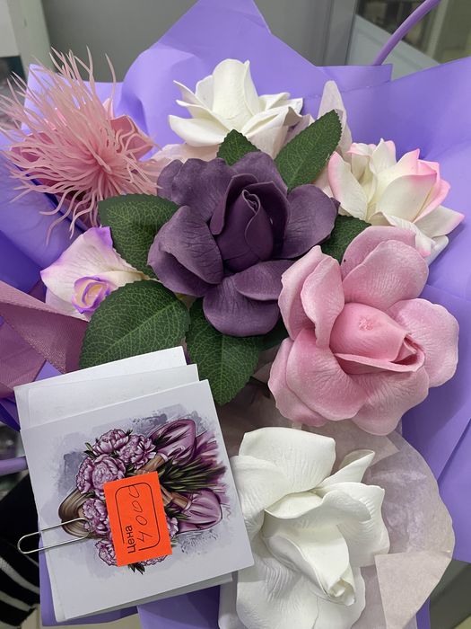 Цветы из мыла. Букет