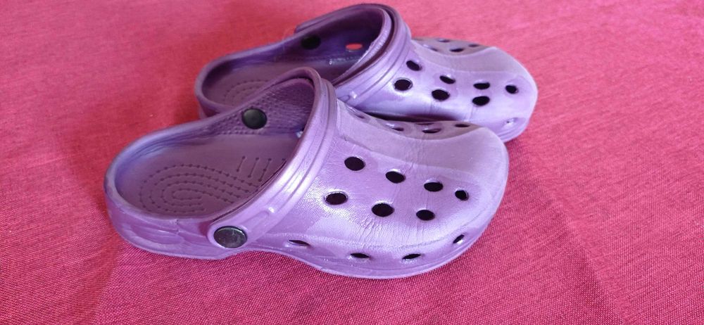 Детски кроксове, джапанки лилави №29 - 30 стелка 20см