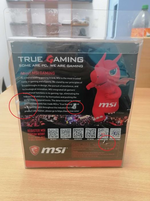 Figurina MSI Lucky the Dragon - de colectie