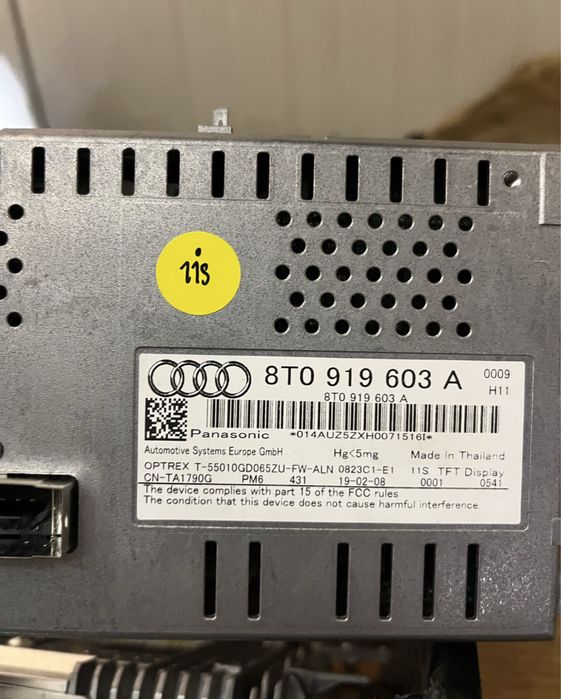 Display navigatie audi a4 b8 b8.5  8T0919603a 8T0919603f 8T0919603g e