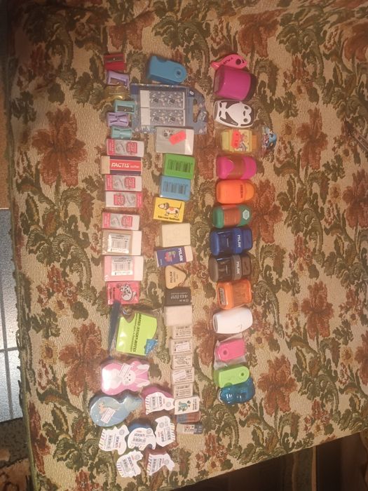 Бои за рисуване и гумички -6евро