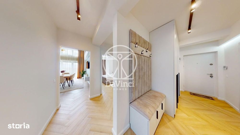 Penthouse 5 camere, intabulat, mobilat complet (38L-Mo-ap.9)