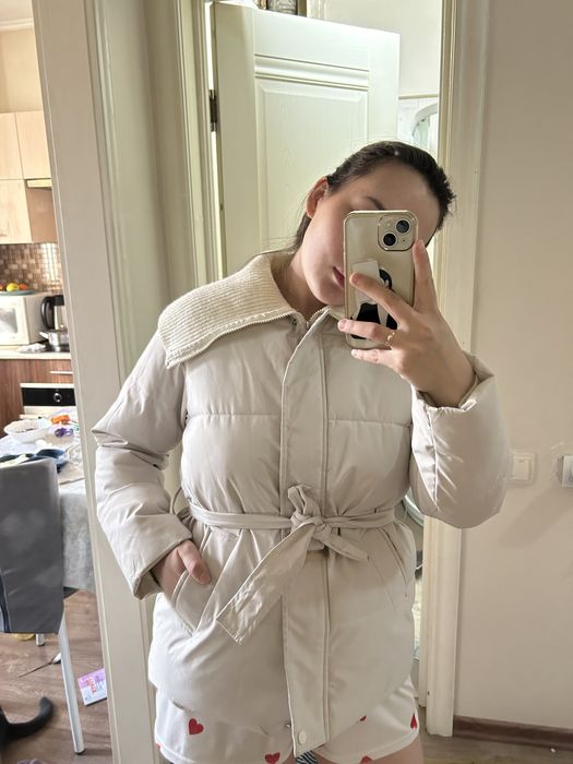 Белая  демисезонная