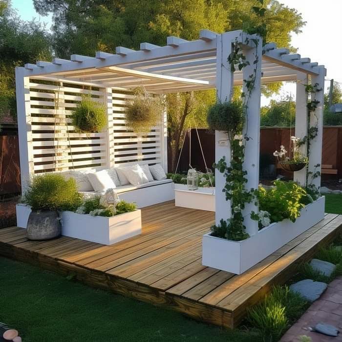 Пергола деревянная