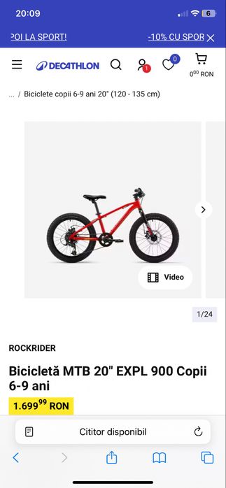 Vand bicicleta pt copil