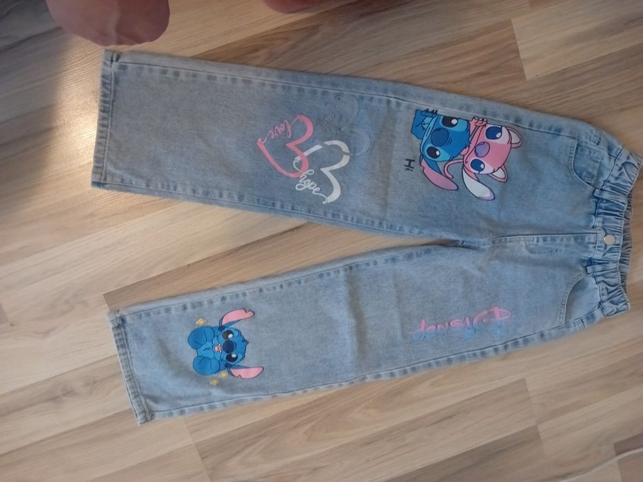 Blugi Stich pentru fetite