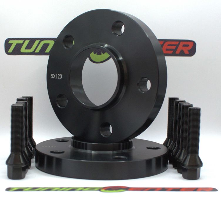 Set 2Flanse Distantiere Negre 5x120 20mm dedicate BMW