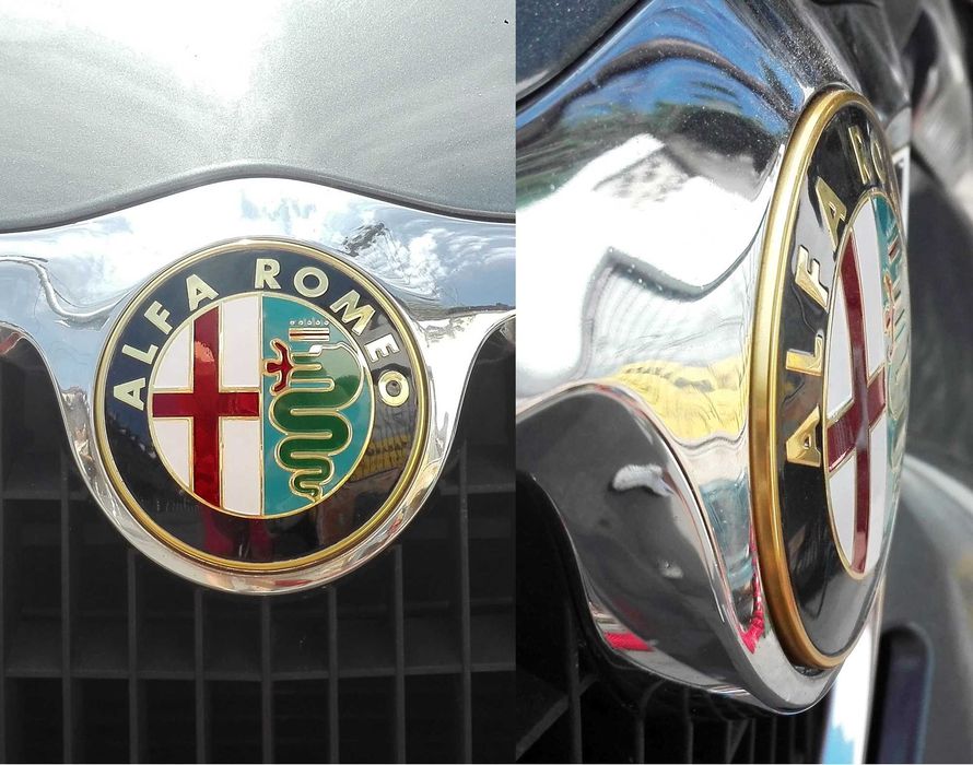 Емблема Alfa Romeo за всички автомобили произведени преди 2003 година