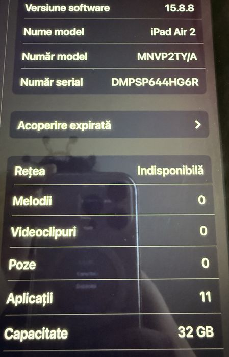 iPad Air 2 (2014) Cellular 32GB - incarcator original Apple