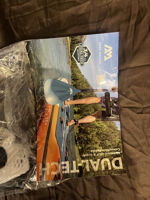 Регулируемо алуминиево гребло Aqua Marina Dual-Tech 2-в-1 за SUP