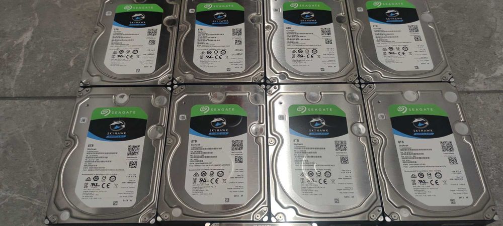 HDD hard disk Seagate Skyhawk foarte fiabil, capacitate 8 TB pentru sisteme de supraveghere DVR NVR, 256 MB buffer