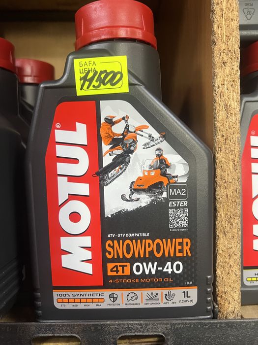 Масло 4Т и 2Т для снегохода