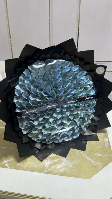 Бумажный Букет ақшадан жасалған гүл