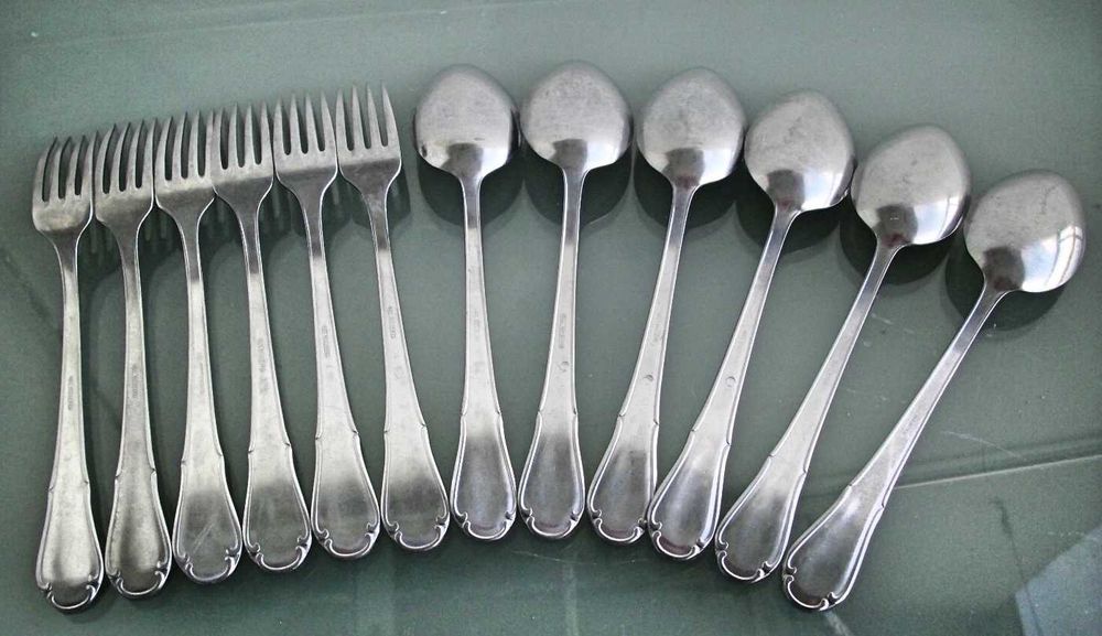 Немски прибори за хранене WELLNER / ABS неръждаема стомана 12 части