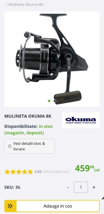 Mulinete Okuma 8K