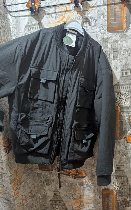 Куртка бомбер хаки