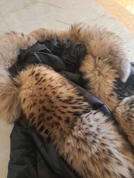 Geaca Parka cu blana de vulpe
