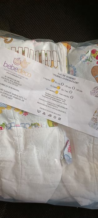 Sac de dormit "Ferma animalelor"