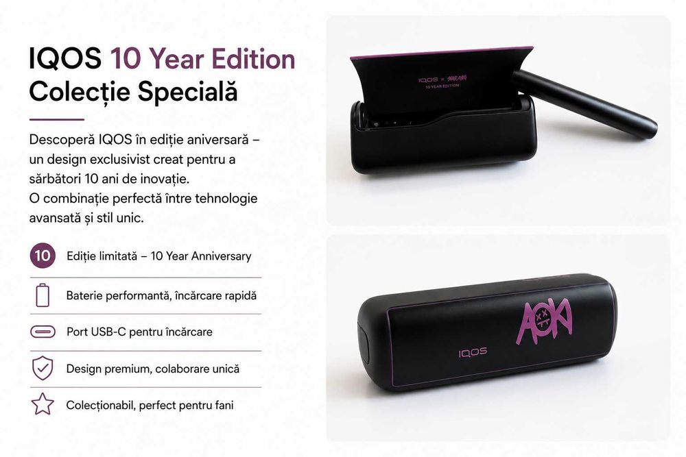IQOS 10 Year Edition – Ediție Limitată