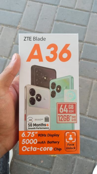 ZTE A36 4 Гб/64гб новый запечатанный