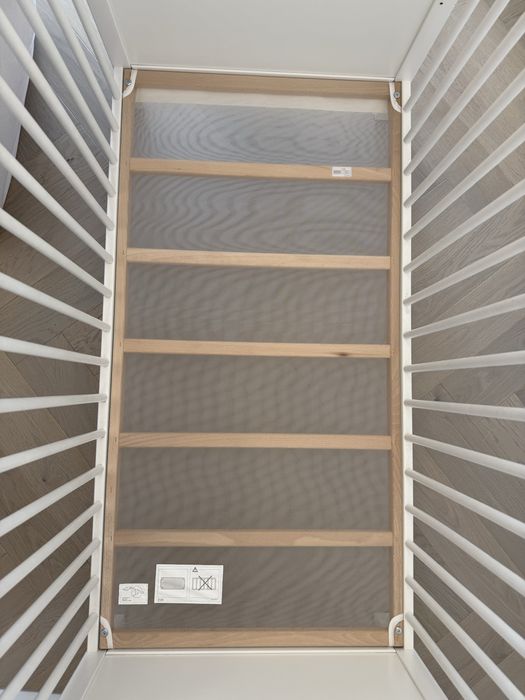 Ca NOU Patut cu saltea, plapuma, perna, asternuturi, accesorii