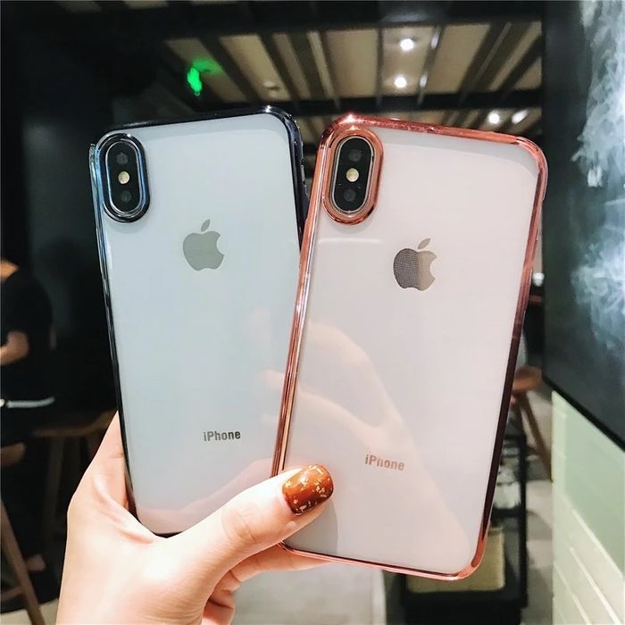 Husa margini metalizate iPhone SE 2020 ,6 ,6s,6 Plus,7,7 Plus,8,8 Plus