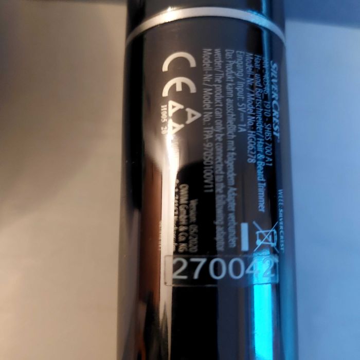 Aparat tuns părul Silver Crest